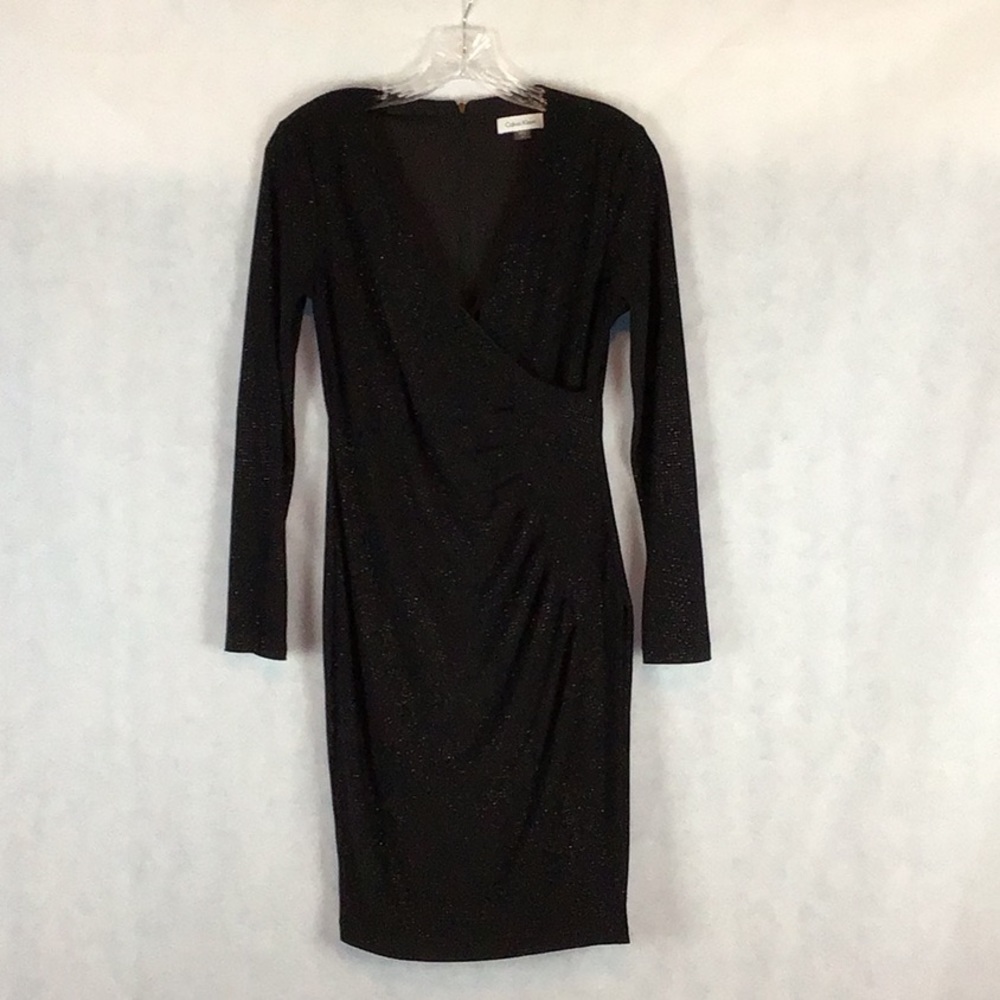 Calvin Klein Black Shimmering Dress🛍